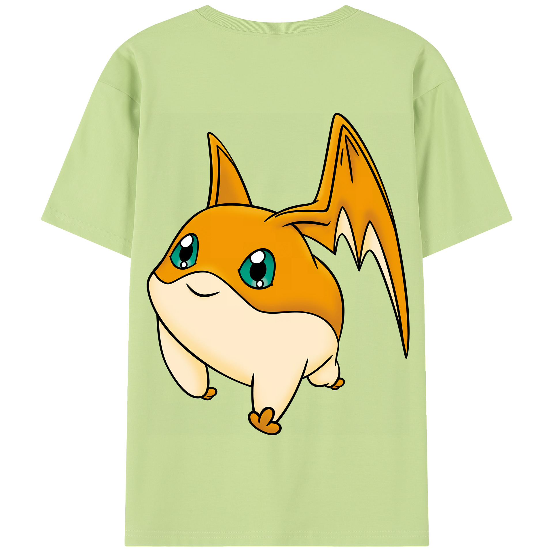 （画像用） Digimon デジタルモンスター/デジモン 綿100％半袖Tシャツ（背面プリント）